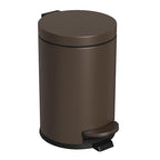 Cesun 1.2 Gallons Small Brown Trash Can, Bathroom Garbage Can by Cesun