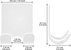 Razor Holder for Shower + Adhesive Wall Hooks, Premium 304 Stainless Steel - Image 6