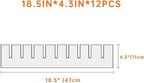 12Pcs Drawer Dividers, 18.5"x4.3", DIY Drawer Separators, Large Adjustable - Image 2