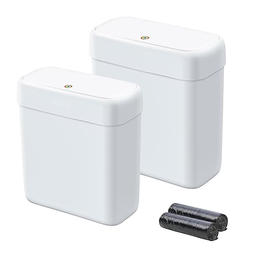 funest 2 Pack Bathroom Trash Can by funest