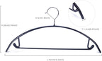 Nature Smile Non Slip PVC Coating Sweater Hangers, Dress Suit Coat Hangers - Image 2