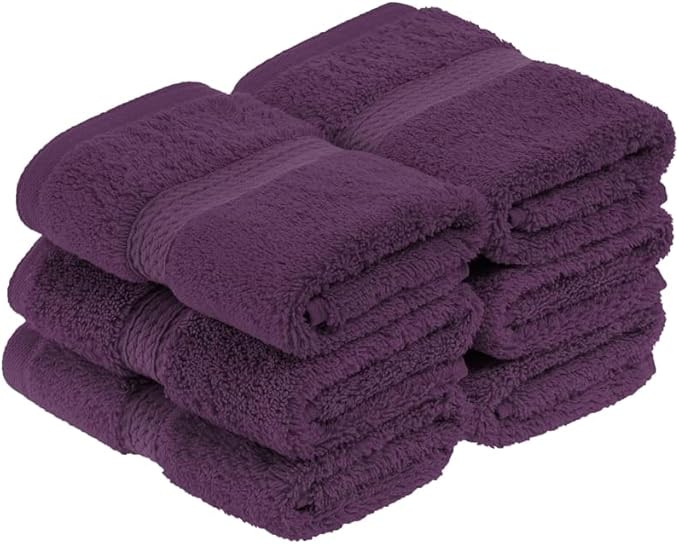 Superior Solid Egyptian Cotton Face Towel Set by SUPERIOR