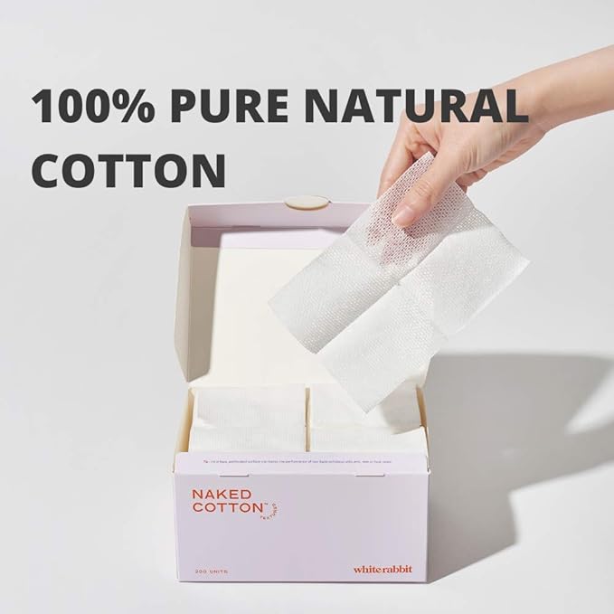 White Rabbit – Naked Cotton Textured – Unbleached Perforated Cotton Pads - Image 6