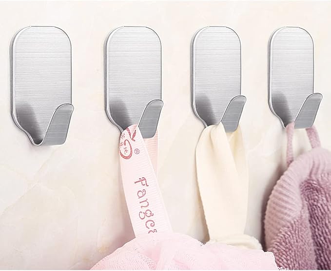 Small Self Adhesive Hooks for Hanging Heavy Duty Stick On Hooks for Wall Sticky - Image 3