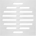 1Pc 6 Inch Square Drain Cover Stainless Steel Hair Drain Catcher Flat Floor - Image 7