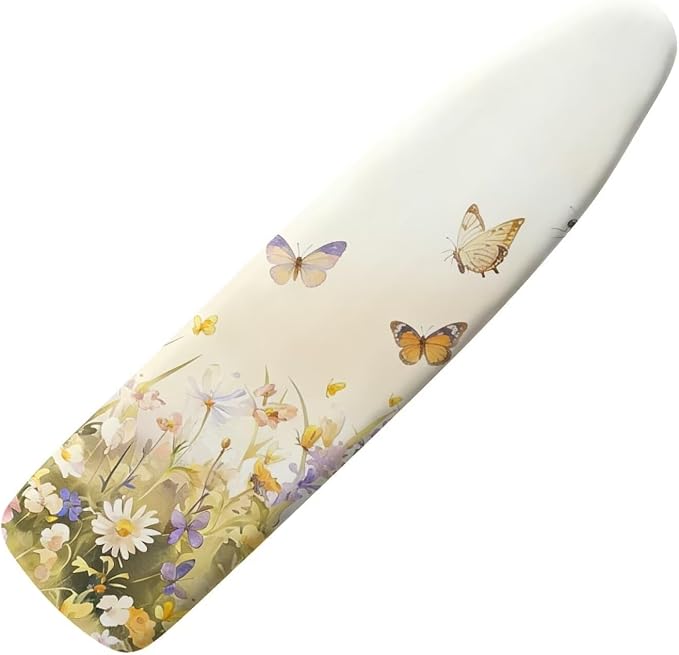 Ironing Board Cover with Elastic Edge Butterfly Standard Size Portable Iron Pad by Qznuberone