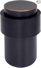 KHTUMEWARE 4 Pack 3 in Floor Door Stopper, Oil Rubbed Bronze Door Stop by khtumeware