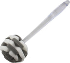 Glass Sponge Dish Brush with Handle – 11.5" Puff Head Kitchen Cleaning Brush by DependableIndustries