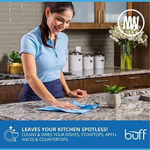 MW PRO Microfiber Cleaning Cloths Blue - Image 2