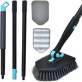 Long Handled Scrub Brush for Shower, 3-in-1 Cleaning Brushes by HOME