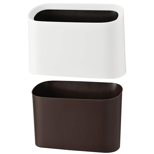 SUBEKYU 0.4 Gal Mini Countertop Trash Can, Small Desktop Garbage Can - Image 6