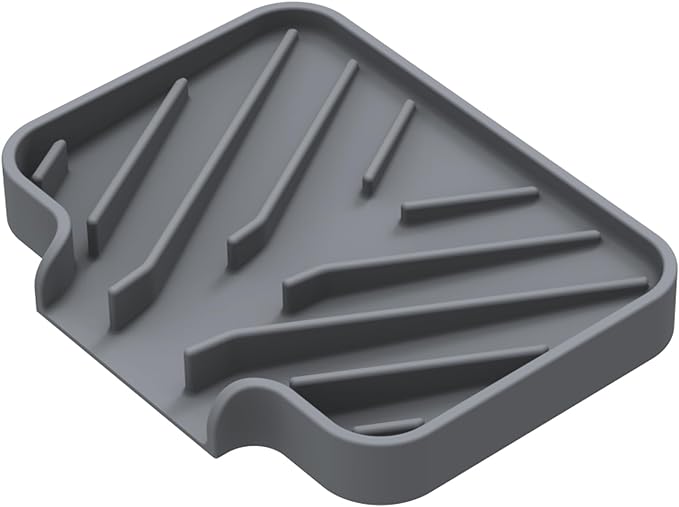 Sponge Holder for Kitchen Sink, Dish Sponge Holder & Soap Tray by JIUBAR