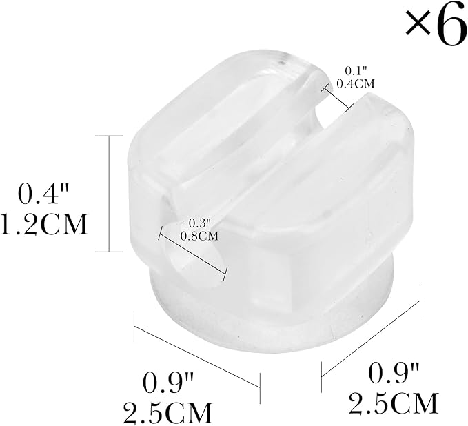 6 PCS Suction Cup Toothbrush Holder - Image 5