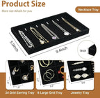 Cirhy 4 Stackable Jewelry Trays Organizer Set - Image 3