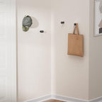 4Pack Metal Wall Hooks, Minimalist Coat Hooks Matte Black Simple Modern Easy - Image 2