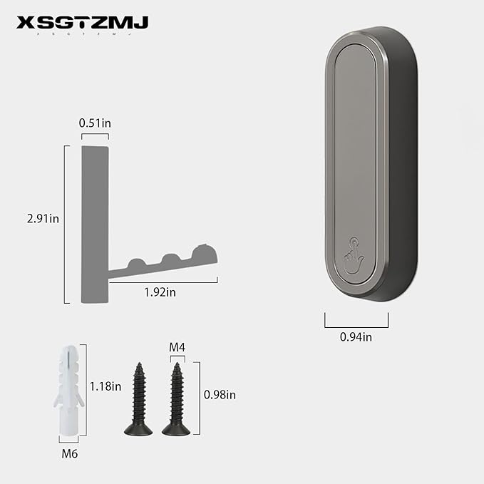 4PCS Folding Coat Hooks, Heavy Duty Wall Hooks Made of Zinc Alloy, Foldable - Image 5