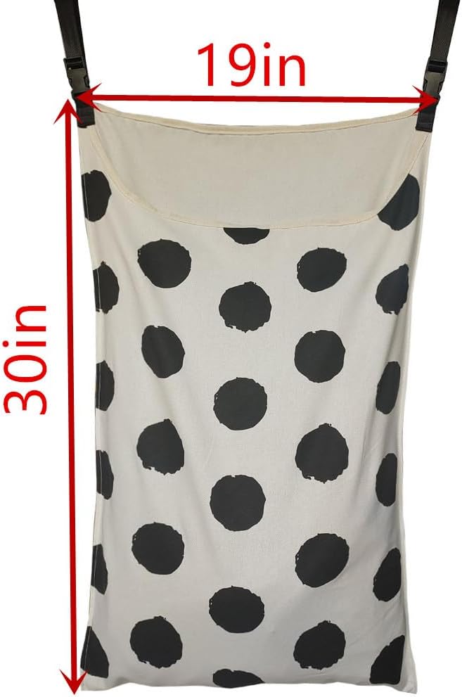 Adjustable Space Saving Door Hanging Laundry Hamper Bag Dorm Laundry Bag - Image 2