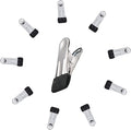 10PCS Small Clothes Pin, Stainless Steel Clothespins, Metal Laundry Grip Clips by BERYLER