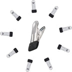 10PCS Small Clothes Pin, Stainless Steel Clothespins, Metal Laundry Grip Clips by BERYLER