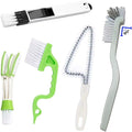 Window Track and Grout Cleaning Brush Set, Tile Lines, Sink Corners, Small Gaps by ANERONG