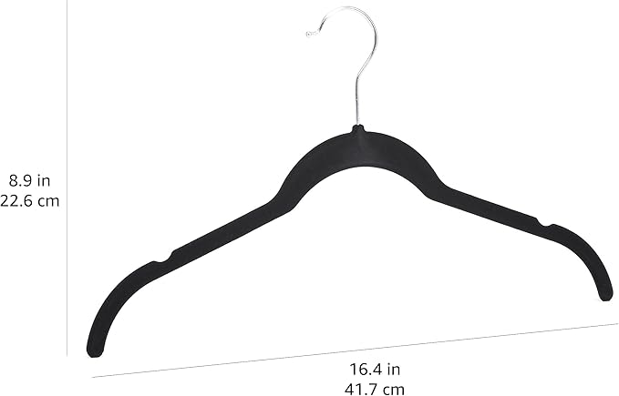 Amazon Basics Slim, Non-Slip Shirt Clothes Hangers - Image 4