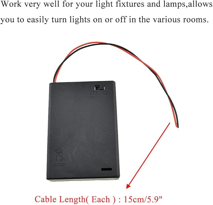 HAHIYO 4.5V AA Battery Holder Bundle - Image 4