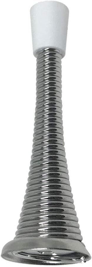 Litepak Spring Door Stop 3" Premium Heavy Duty Stopper Steel w/Plastic Bumper - Image 2