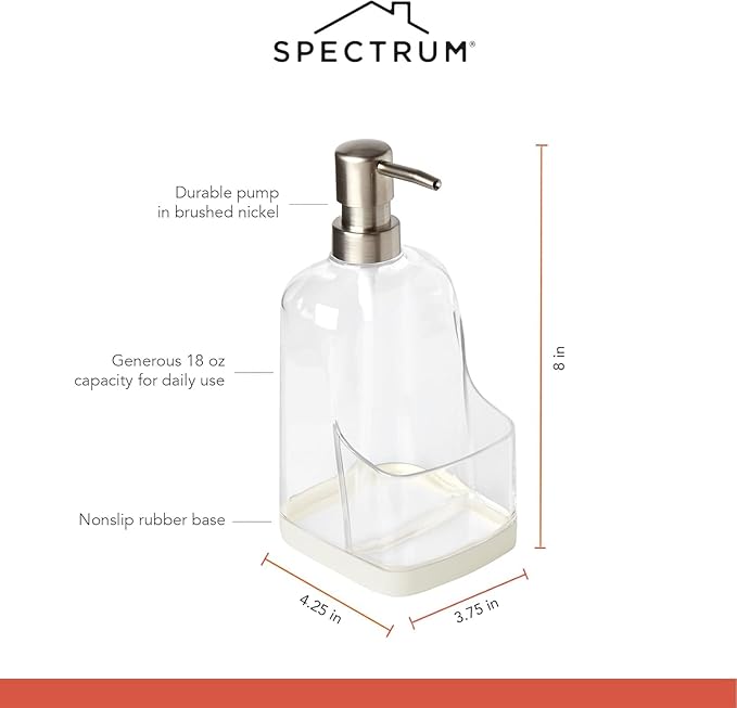 Spectrum Cora Kitchen Soap Dispenser - Image 2