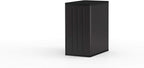 Suncast Heavy-Duty Resin Outdoor Storage Cabinet, 30" W x 20.25" D x 36" H Dark Grey Base Garage Storage Cabinet with Lockable Doors and Metal Reinforced Shelves, Made in The USA - Image 17