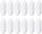 12 Pack Medium Utility Hooks, Holds up to 2.5 lb, Damage Free Hanging Hooks - Image 7