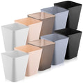 Amyhill 10 Pcs Small Trash Can 2 Gallon Plastic Garbage Can Small Waste Basket by Amyhill