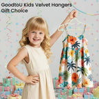 GoodtoU Baby Hangers, Kids Hangers 50 Pack Velvet Hangers - Image 7