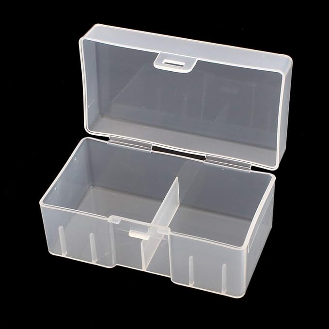 9V Battery Storage Box Organizer Holder Clear Plastic Case Container - Image 4