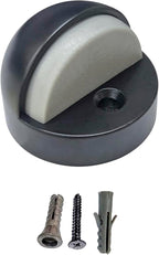 QCAA High Dome Floor Door Stop, 1-11/16" x 1-3/16", Zinc Die Cast, Matte Black by QCAAHardware