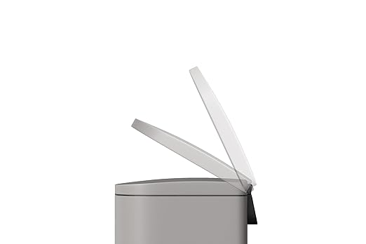 Garvee 2.6 gal / 10 L Metal Bathroom Trash Can - Image 5