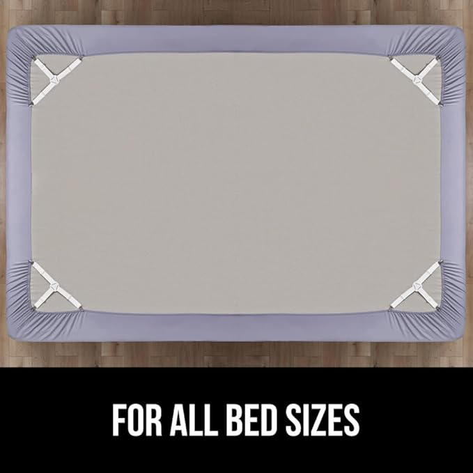 GORILLA GRIP Patent Pending Bed Sheet Holders, Adjustable Elastic Fasteners - Image 6