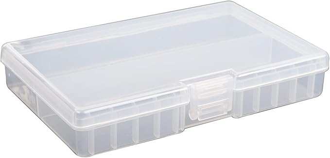 PNGKNYOCN Battery Storage Box, AA Batteries Portable Organizer Box Holds 48 AA by PNGKNYOCN