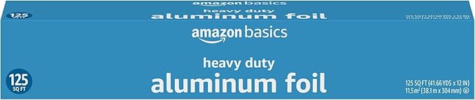 Amazon Basics Heavy Duty Aluminum Foil, 125 Sq Ft by AmazonBasics