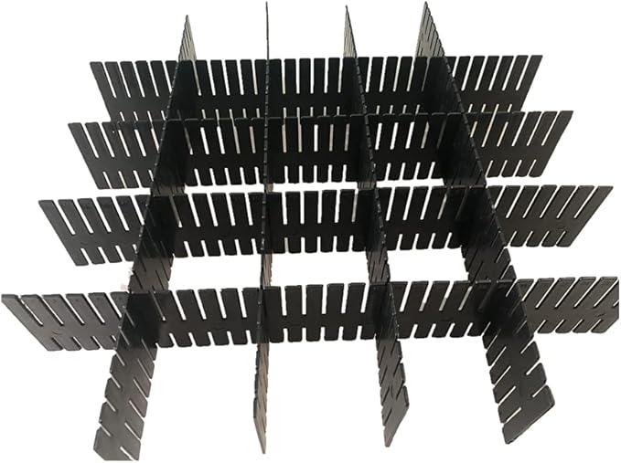 8pcs DIY Plastic Drawer Organizer Adjustable Drawer Dividers - Image 9
