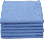Unger 16” x 16” Microfiber Ultra-Absorbent Cloths, 6 Pack, Trap and Hold Dust - Image 2