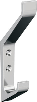 Amerock H3700326 | Emerge Double Prong Decorative Wall Hook | Polished Chrome by Amerock