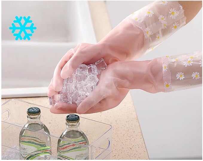 Dishwashing Cleaning Gloves Tear-Resistant Rubber Household Cleaning Gloves - Image 8