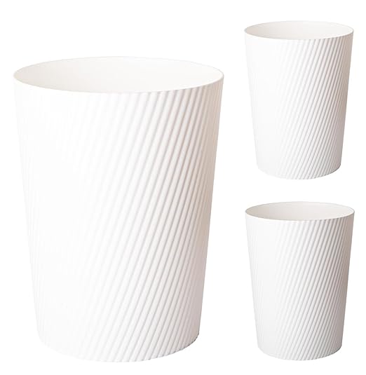 UUJOLY Small Trash Can Wastebasket Garbage Can Container Bins by UUJOLY