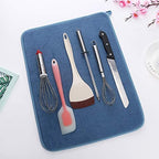Dish Drying Mat, Microfiber Ultra-Absorbent Kitchen Counter Mat, Ideal Dish - Image 7
