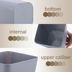 Amyhill 10 Pcs Small Trash Can 2 Gallon Plastic Garbage Can Small Waste Basket - Image 3