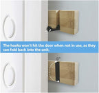 JSVER Wooden Coat Hooks Coat Rack Wall Mounted, Modern Coat Rack, Space-Saving - Image 5