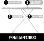 GORILLA GRIP The Original Ironing Board Cover and Pad, Silicone Coating - Image 10