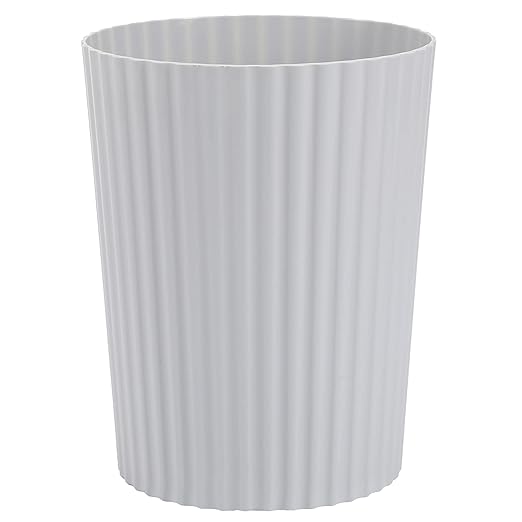 JiatuA Small Trash Can Plastic Wastebasket Round Garbage Container Bin by JiatuA