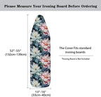 Oil Painting Iris Flowers Ironing Board Cover-15x 54 White Pink Iris Flower - Image 6