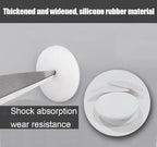 Door Stoppers Door Stops Wall Protector. 2" White Silicone Door Bumpers - Image 5